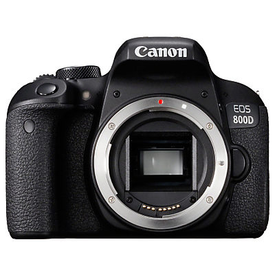Canon EOS 800D Digital SLR Camera, HD 1080p, 24.2MP, Wi-Fi, Bluetooth, NFC, Optical Viewfinder, 3 Vari-Angle Touch Screen, Body Only Canon EOS 800D Digital SLR Camera, HD 1080p, 24.2MP, Wi-Fi, Bluetooth, NFC, Optical Viewfinder, 3 Vari-Angle Touch Screen, Body Only